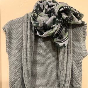 Grey knit cover up!
